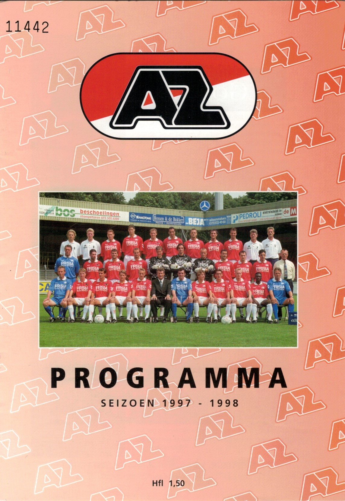 AZ Programma 22-nov-1997 Haarlem thuis